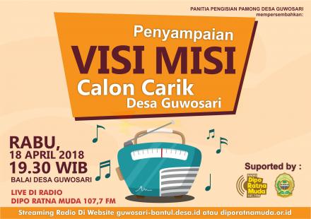 PENYAMPAIAN VISI MISI CALON CARIK DESA 
